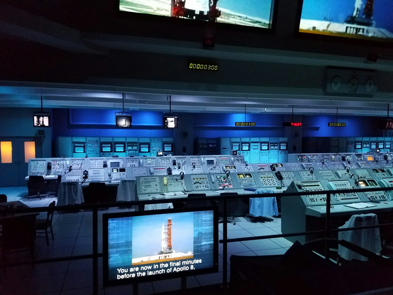 A control room filled with monitors — the shape operational autonomy takes when a human is still in the loop.